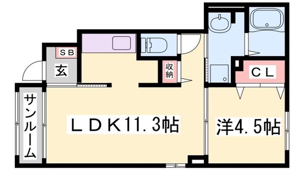 シュテルンの物件間取画像